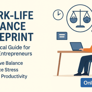 ( E-Book ) Work-Life Balance Blueprint: A Practical Guide for Digital Entrepreneurs